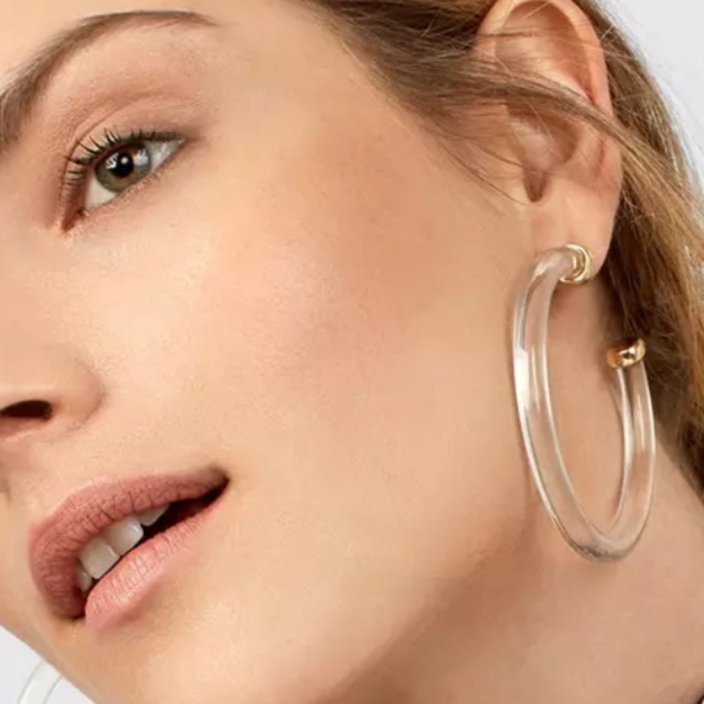 Clear Acrylic Hoops